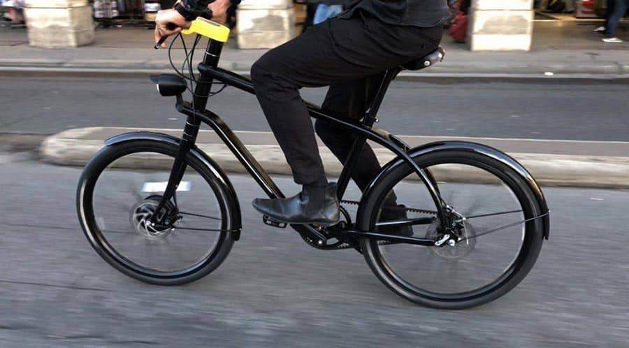 Illistration d'un vélo electrique produit par Kickmaker